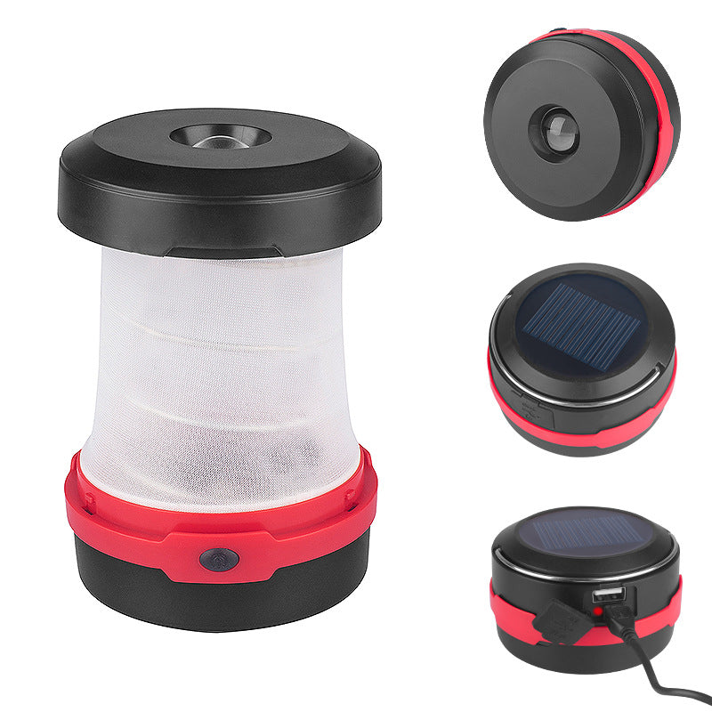 Rechargeable Solar Led Camping Lantern Light USB Power Bank