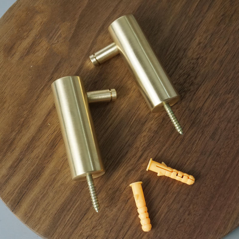 Home Storage Brass Wall Hook Gold