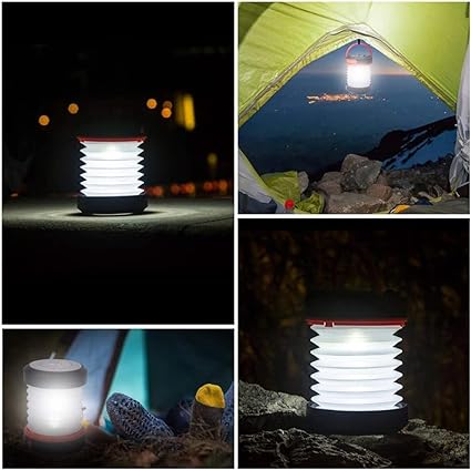 Rechargeable Solar Led Camping Lantern Light USB Power Bank