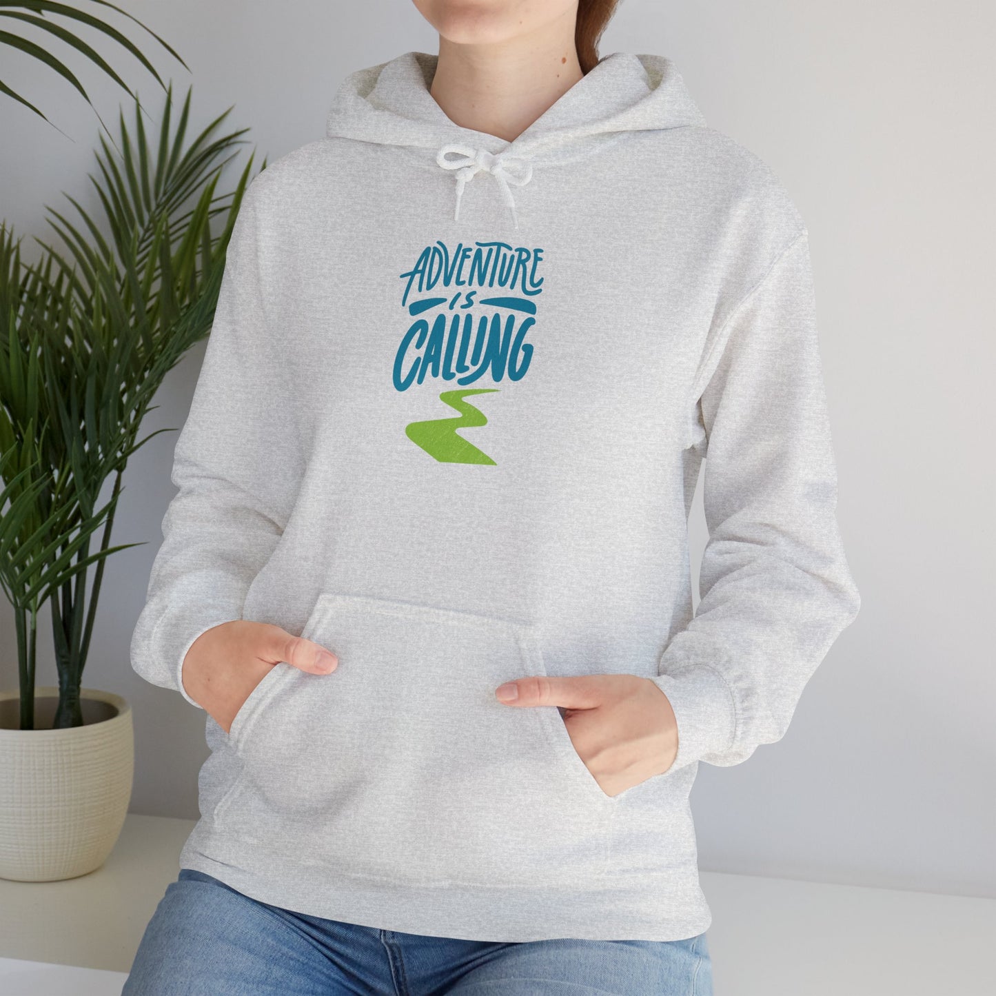 Adventures Calling Heavy Blend Hooded Sweatshirt – Cozy Comfort for Every Adventure