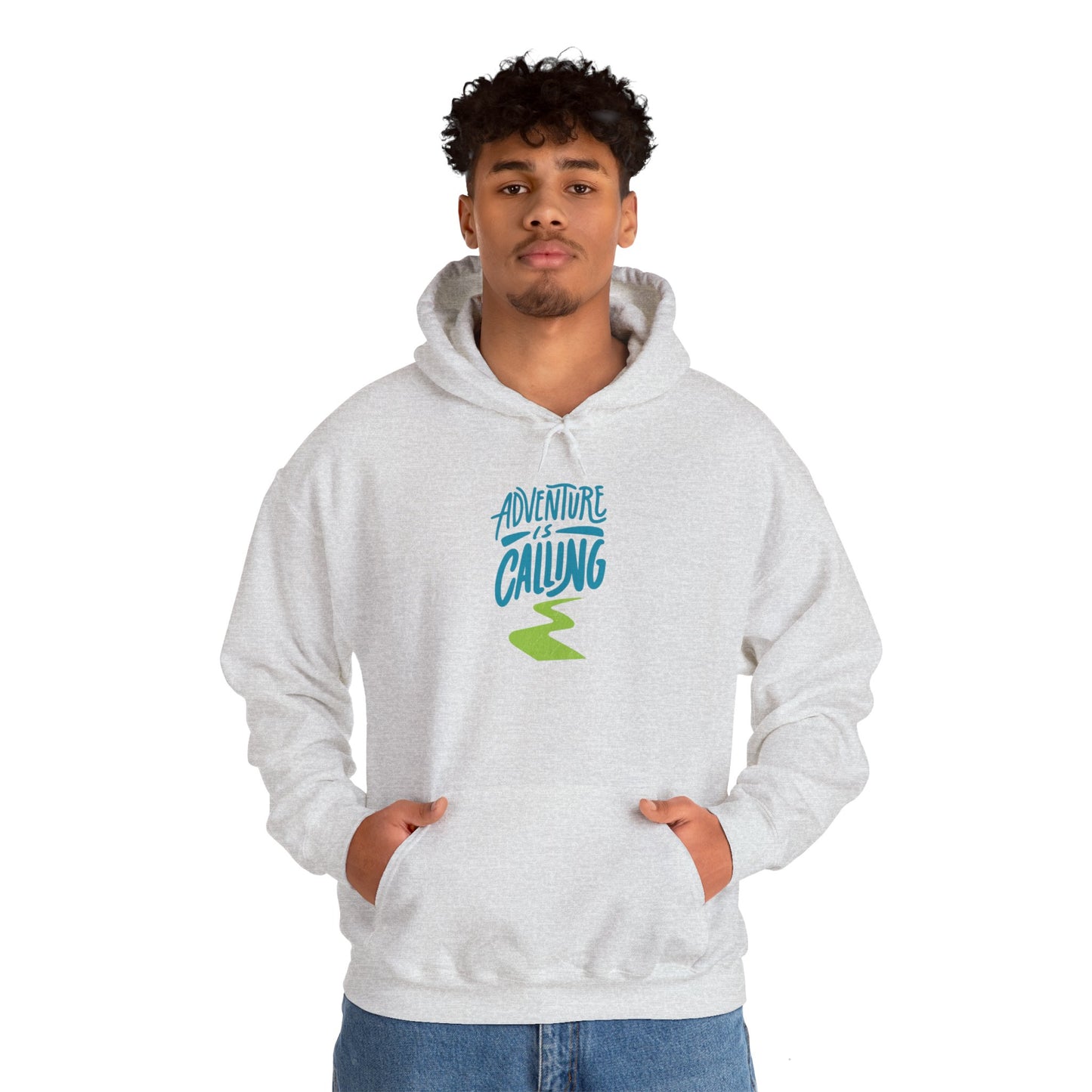 Adventures Calling Heavy Blend Hooded Sweatshirt – Cozy Comfort for Every Adventure