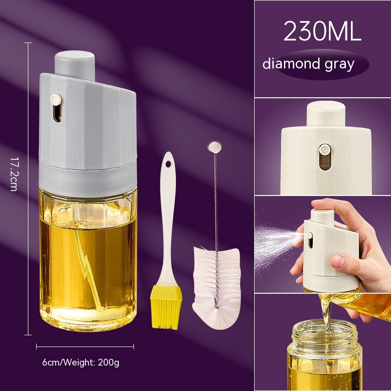 Grilling Oil Glass Dispenser Mister Spray Picinic BBQ