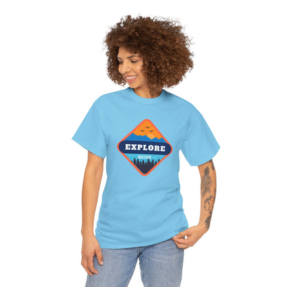 Explore More Heavy Cotton Tee – Classic Comfort & Style