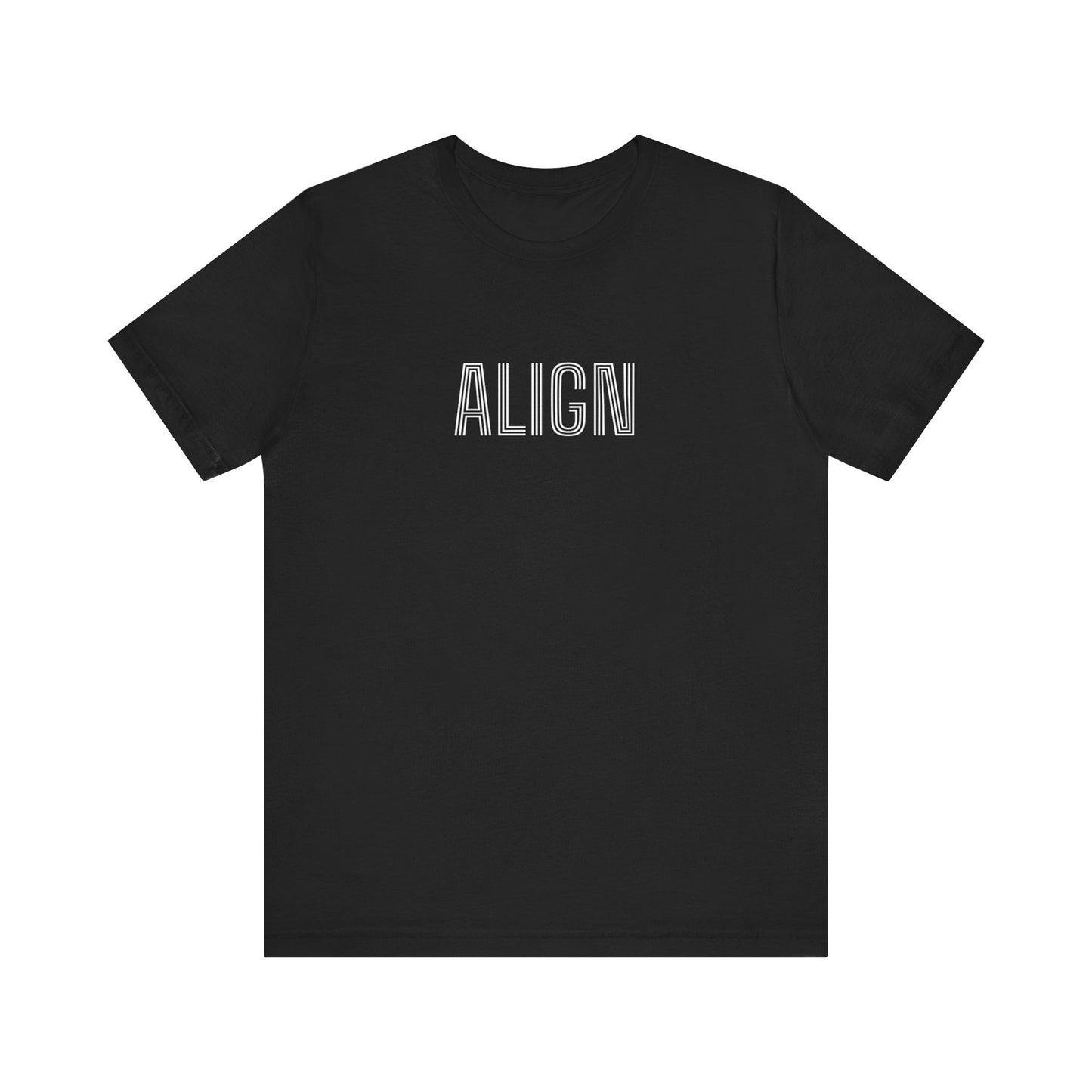 ALIGN Classic Unisex Jersey Short Sleeve Tee – Soft, Breathable, & Durable T-Shirt – Perfect for Casual & Active Wear