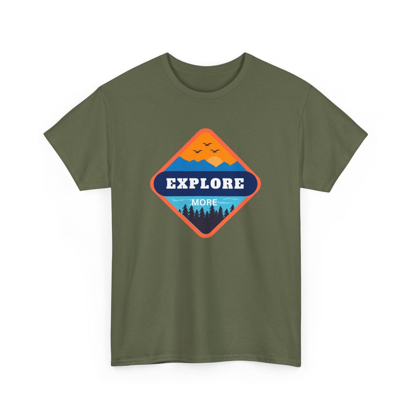 Explore More Heavy Cotton Tee – Classic Comfort & Style