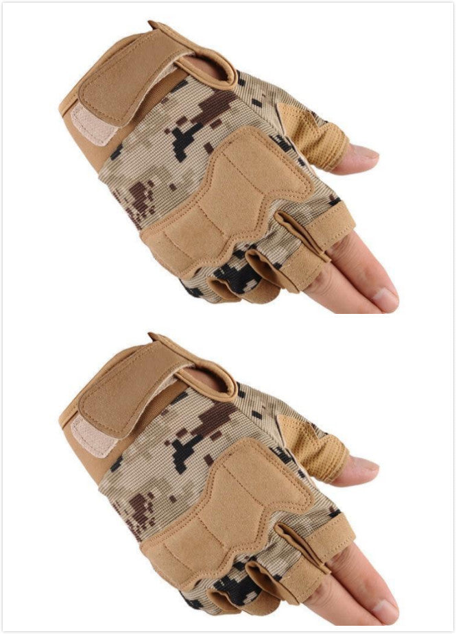 Half-finger Tactical Gloves Military Outdoor Hiking Adventures