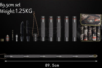 Tactical Hiking Walking Stick – Multifunctional Outdoor Defense Alpenstock