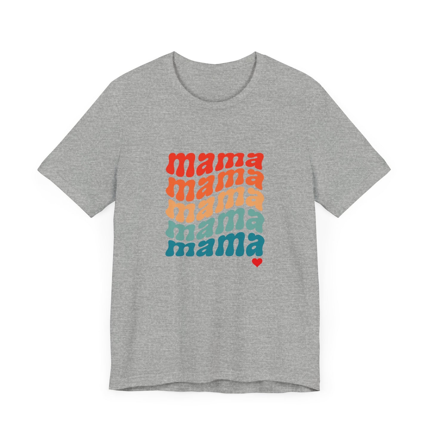 "MAMA" Unisex Jersey Short Sleeve T-shirt - Soft, Stylish, and Durable Everyday Favorite