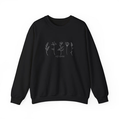 "Wildflowers" Unisex Heavy Blend™ Crewneck Sweatshirt - Soft, Durable, and Sustainable Comfort for All Seasons