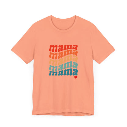 "MAMA" Unisex Jersey Short Sleeve T-shirt - Soft, Stylish, and Durable Everyday Favorite