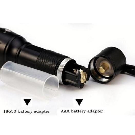 LED Tactical Power Flashlight High Lumens Five Modes