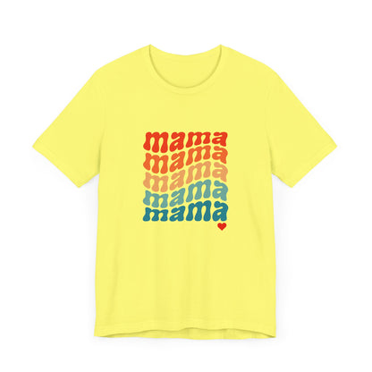 "MAMA" Unisex Jersey Short Sleeve T-shirt - Soft, Stylish, and Durable Everyday Favorite