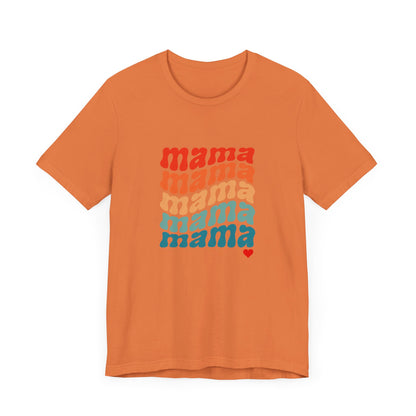 "MAMA" Unisex Jersey Short Sleeve T-shirt - Soft, Stylish, and Durable Everyday Favorite