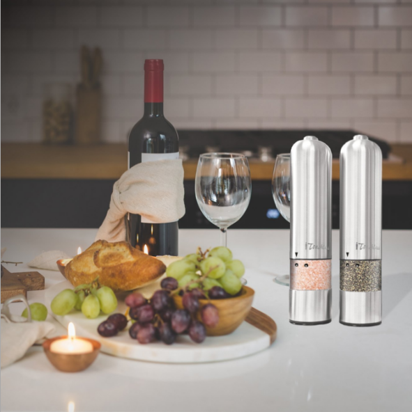 Stainless Steel Spice Grinder Salt Pepper Mill