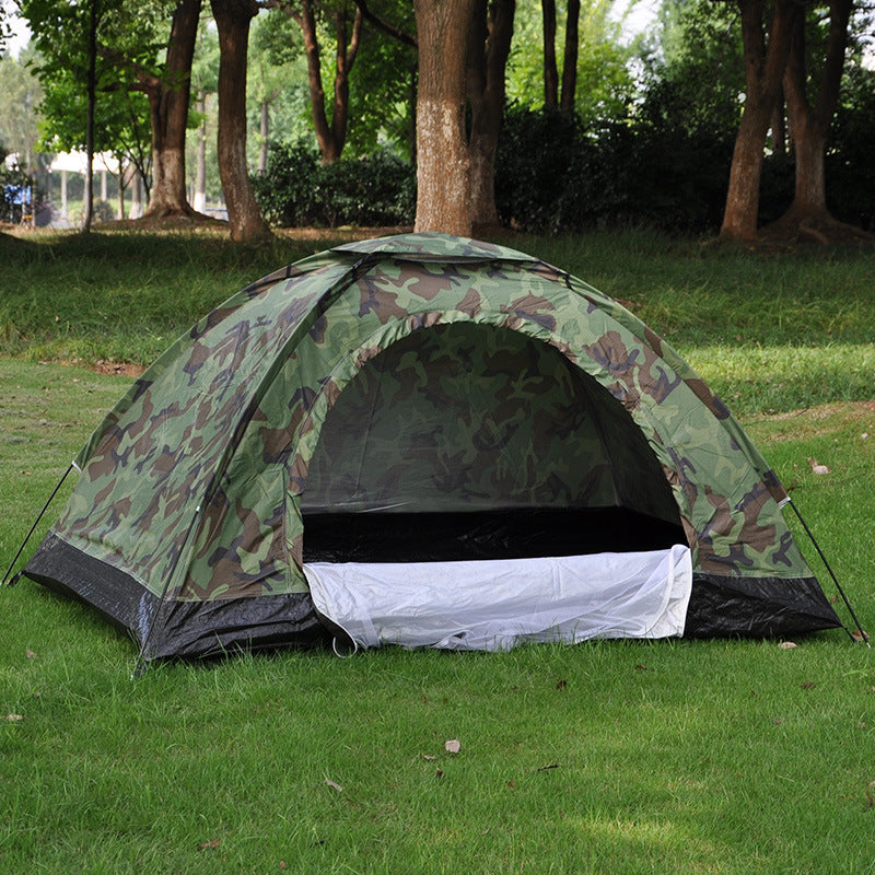 Double Camouflage Tent Leisure Tent Outdoor Camping Tent 2 person