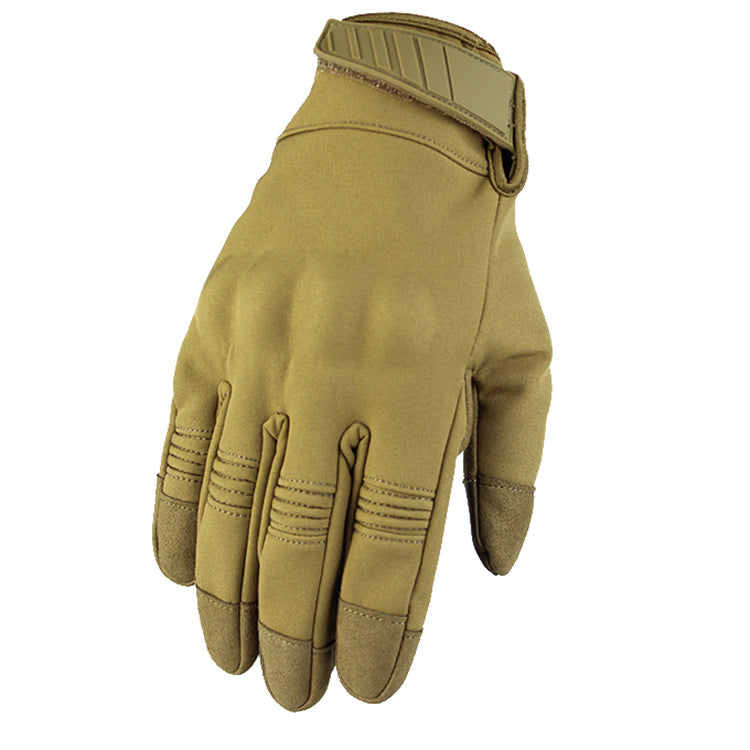 Adjustable Tactical Touch Screen Full Finger Gloves Army Military