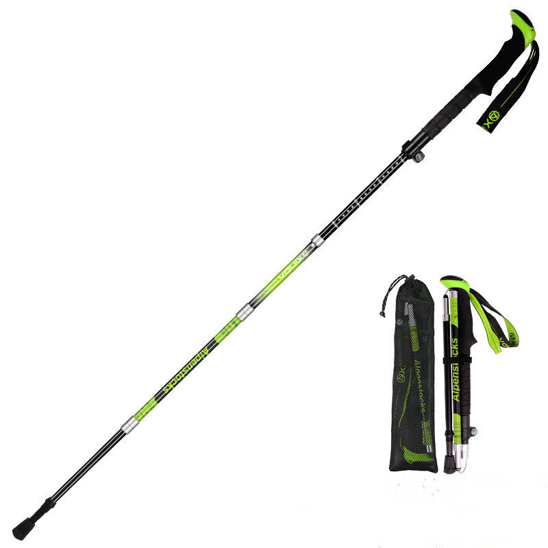 Carbon Fiber Trekking Pole – Lightweight 5-Section Hiking Walking Stick