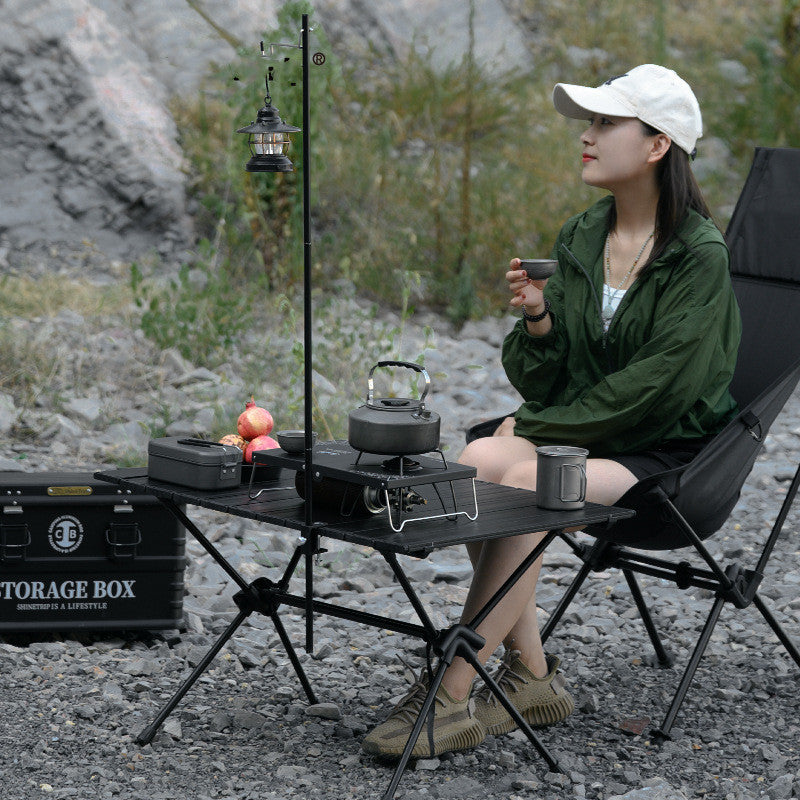 Outdoor Picnic Spider Stove Table Portable