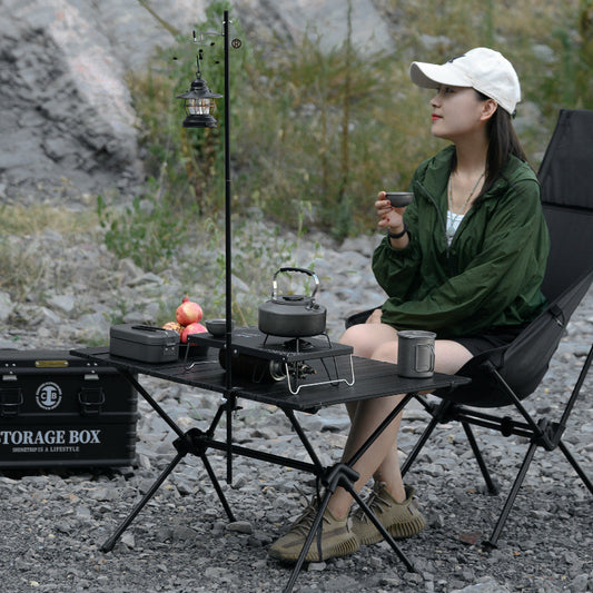 Outdoor Picnic Spider Stove Table Portable