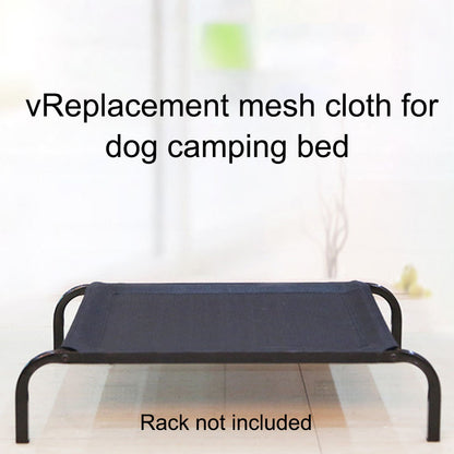 High Walled Outdoor Trampoline Pet Bed Cot Black