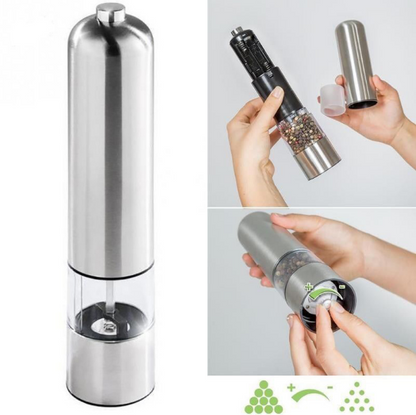 Stainless Steel Spice Grinder Salt Pepper Mill