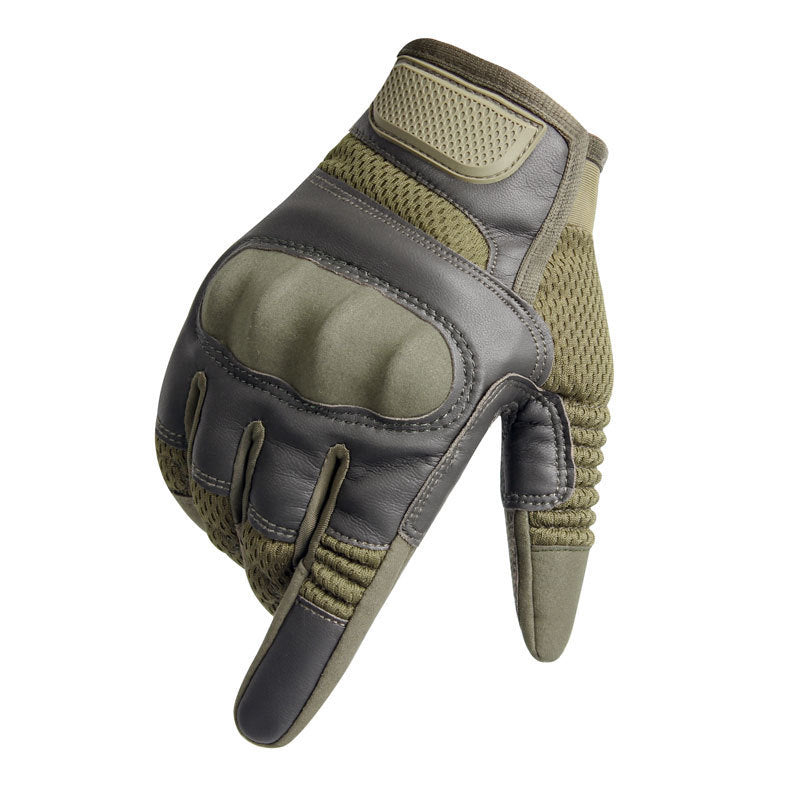 Multifunctional Tactical Gloves - Single Color, Durable Clothing Gloves for Men & Women, Sizes S-XL (Black, Army Green, Brown)