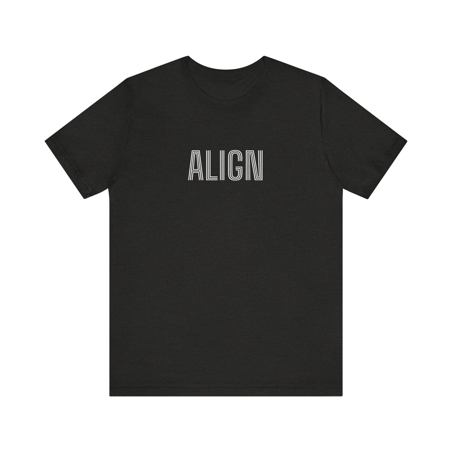 ALIGN Classic Unisex Jersey Short Sleeve Tee – Soft, Breathable, & Durable T-Shirt – Perfect for Casual & Active Wear