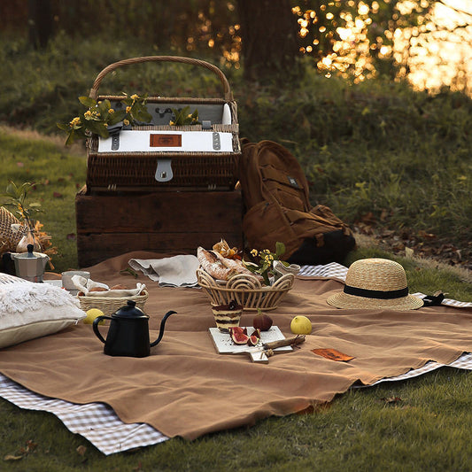 Outdoor canvas picnic mat