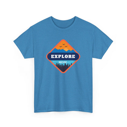 Explore More Heavy Cotton Tee – Classic Comfort & Style