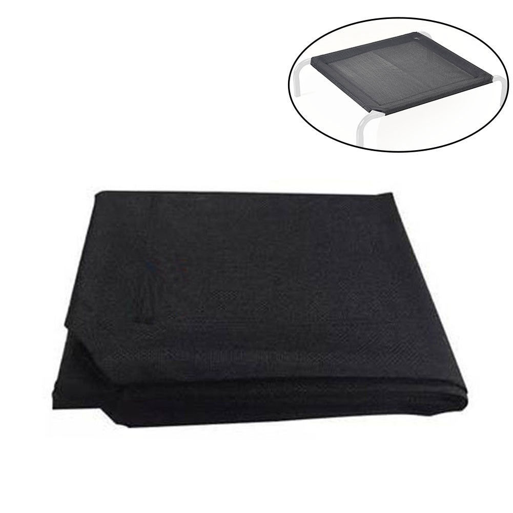 High Walled Outdoor Trampoline Pet Bed Cot Black