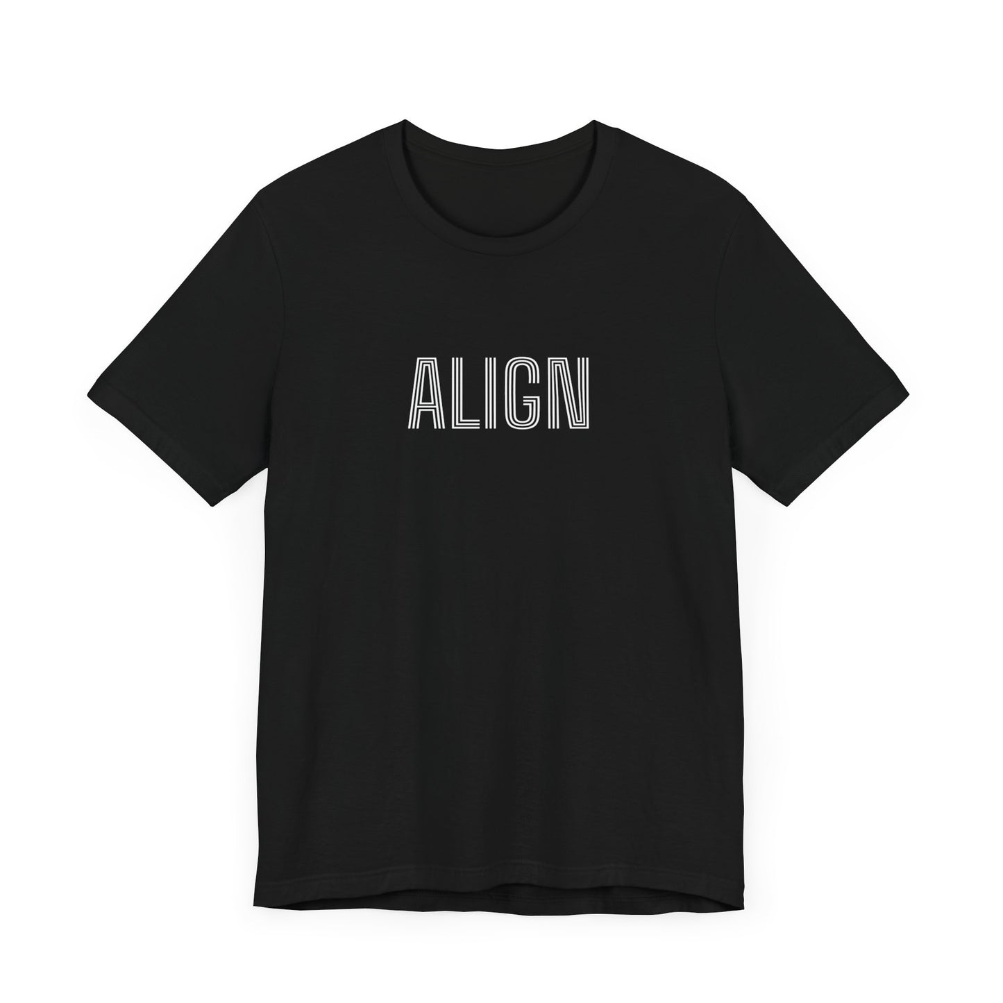 ALIGN Classic Unisex Jersey Short Sleeve Tee – Soft, Breathable, & Durable T-Shirt – Perfect for Casual & Active Wear