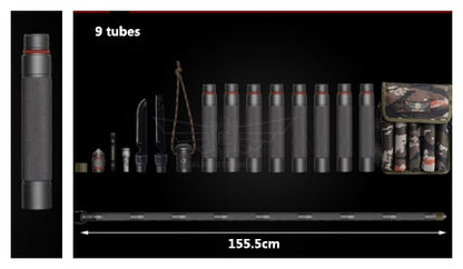 Tactical Hiking Walking Stick – Multifunctional Outdoor Defense Alpenstock