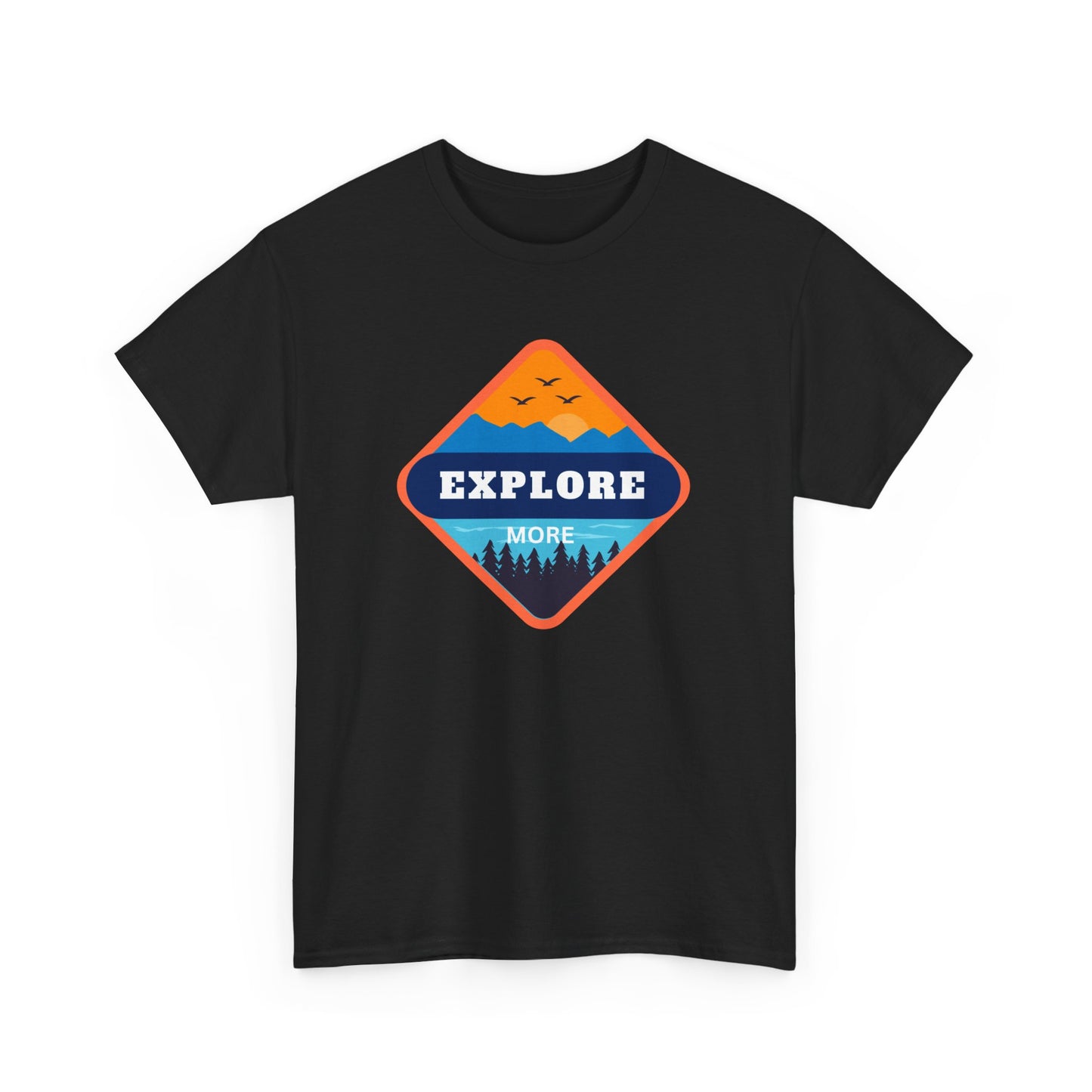 Explore More Heavy Cotton Tee – Classic Comfort & Style