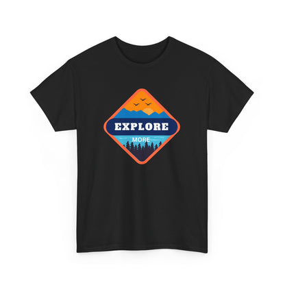 Explore More Heavy Cotton Tee – Classic Comfort & Style