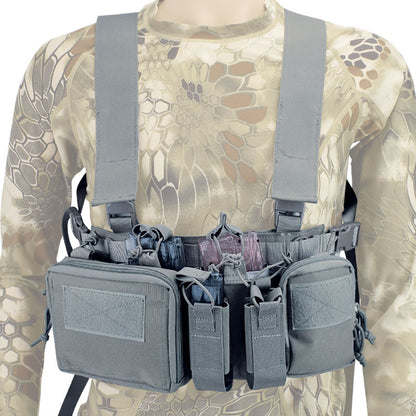 Tactical Vest - Military Fan Clothes, 1000D Oxford Fabric, Quick-Drying, Breathable, Wear-Resistant, Solid Color/Camouflage