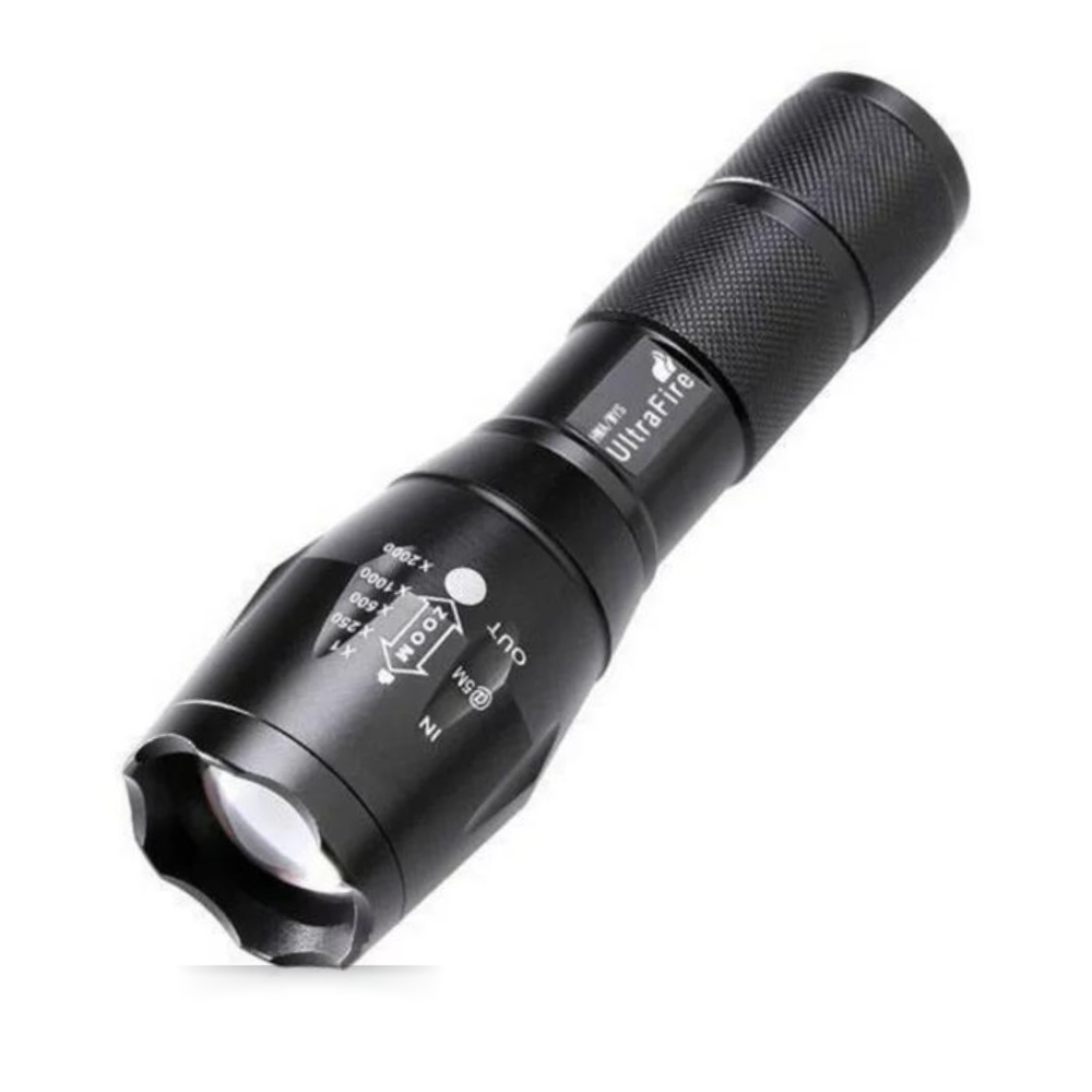 LED Tactical Power Flashlight High Lumens Five Modes