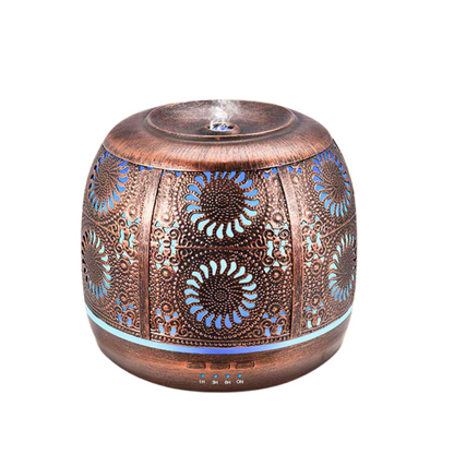 Retro Home Aroma Diffuser Essential Oil Lamp Bronze