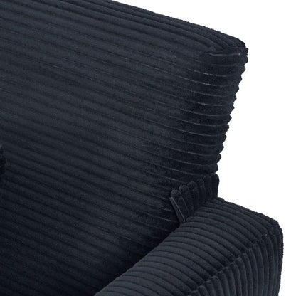 2140-BK Black Sofa