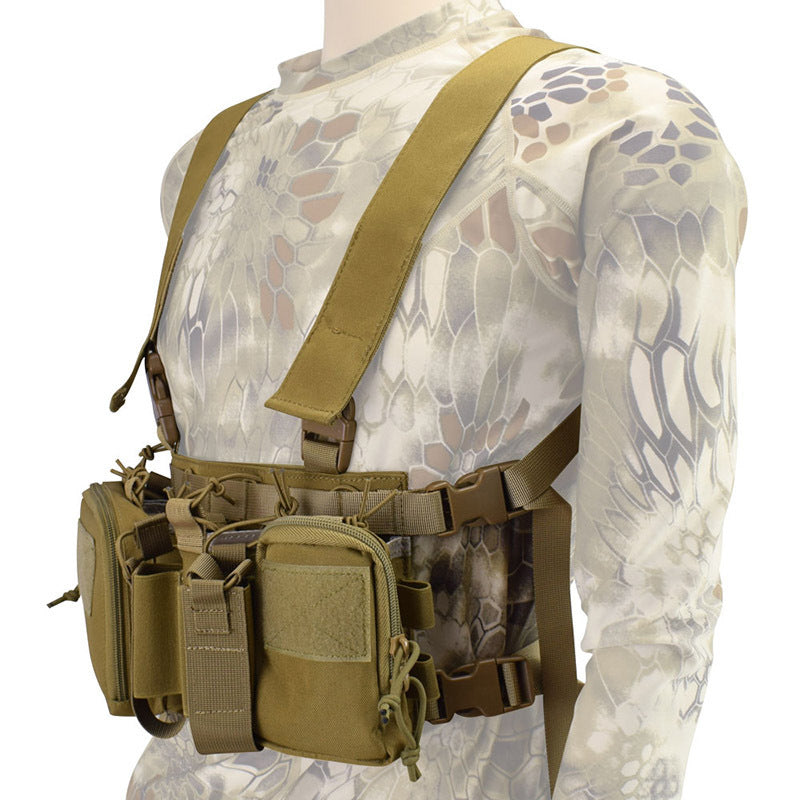 Tactical Vest - Military Fan Clothes, 1000D Oxford Fabric, Quick-Drying, Breathable, Wear-Resistant, Solid Color/Camouflage