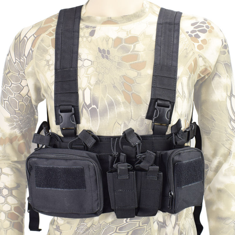 Tactical Vest - Military Fan Clothes, 1000D Oxford Fabric, Quick-Drying, Breathable, Wear-Resistant, Solid Color/Camouflage