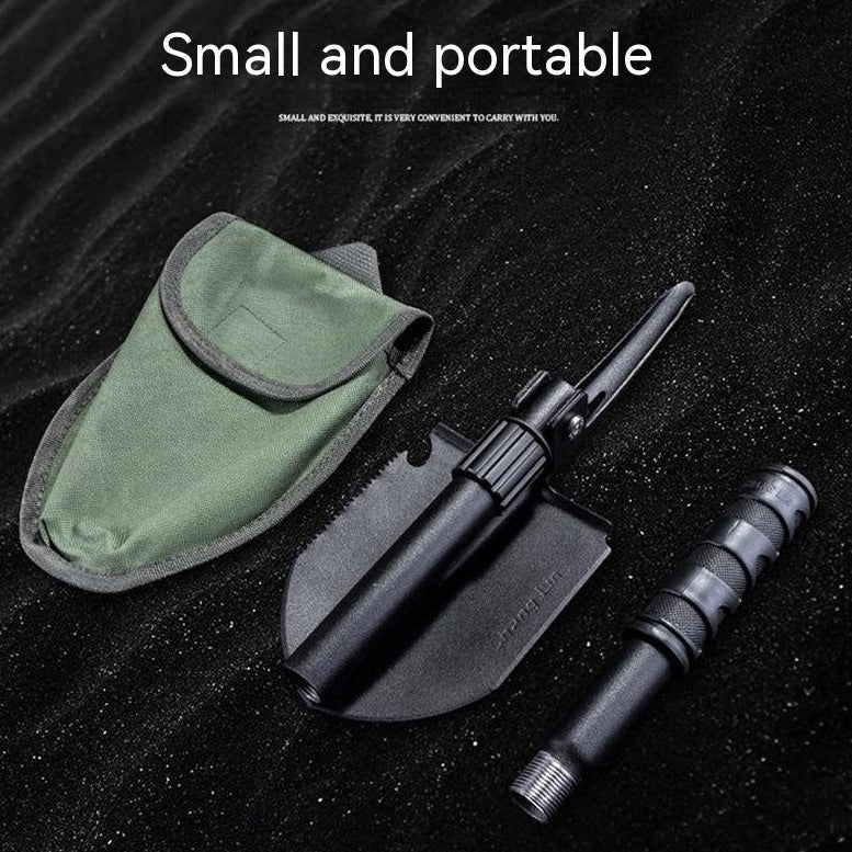 Multifunctional Survival Shovel Saw Axe Bottle Opener Hammer Outdoor Tool Camping Hiking