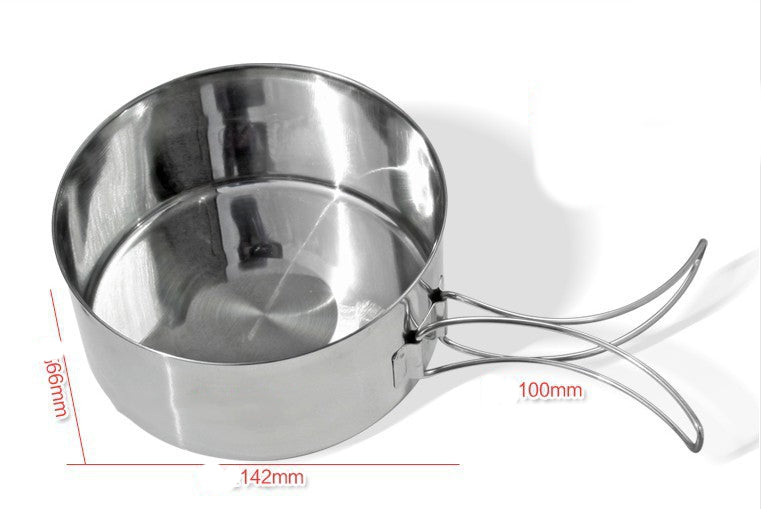 Outdoor Steamer Picnic Pot Household Stainless Steel