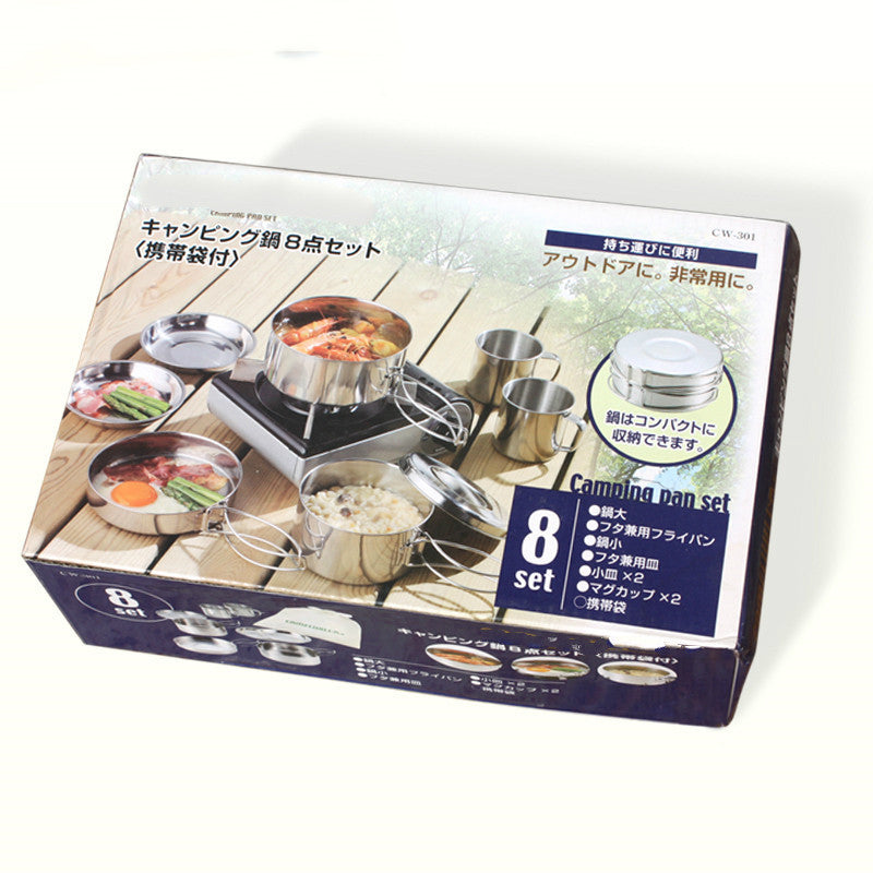 Outdoor Steamer Picnic Pot Household Stainless Steel